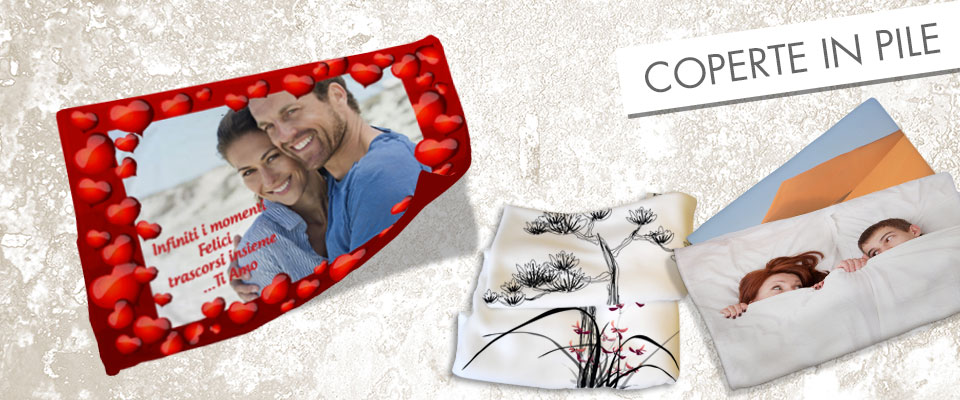 Coperte Plaid Personalizzati